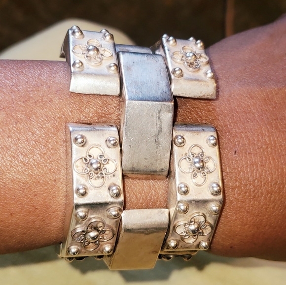 Vintage MEXICO Sterling Panther Link Brace… - Picture 5 of 5